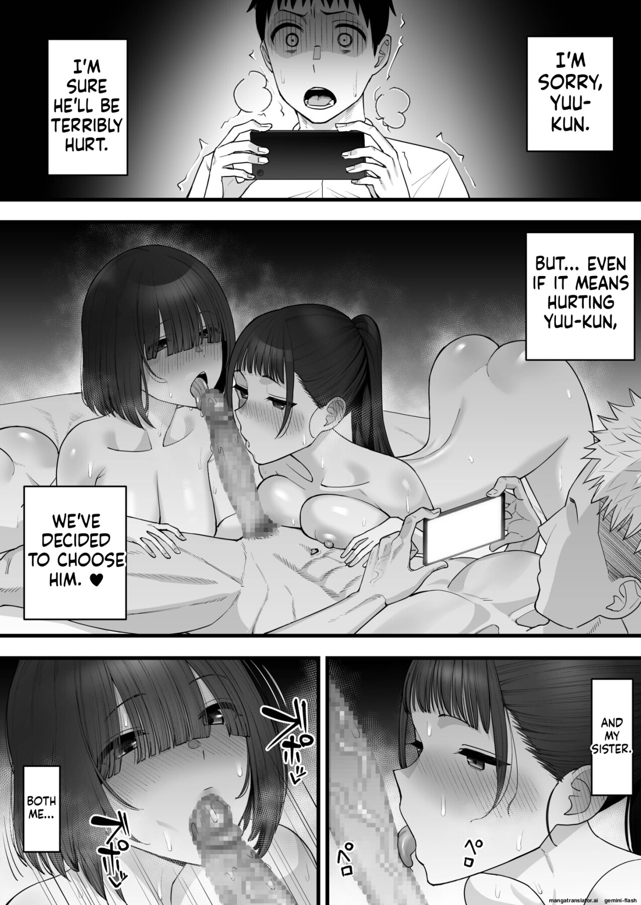 Hentai Manga Comic-My Childhood Friend Twins Become Another Man's Onahole 1-3-Read-2